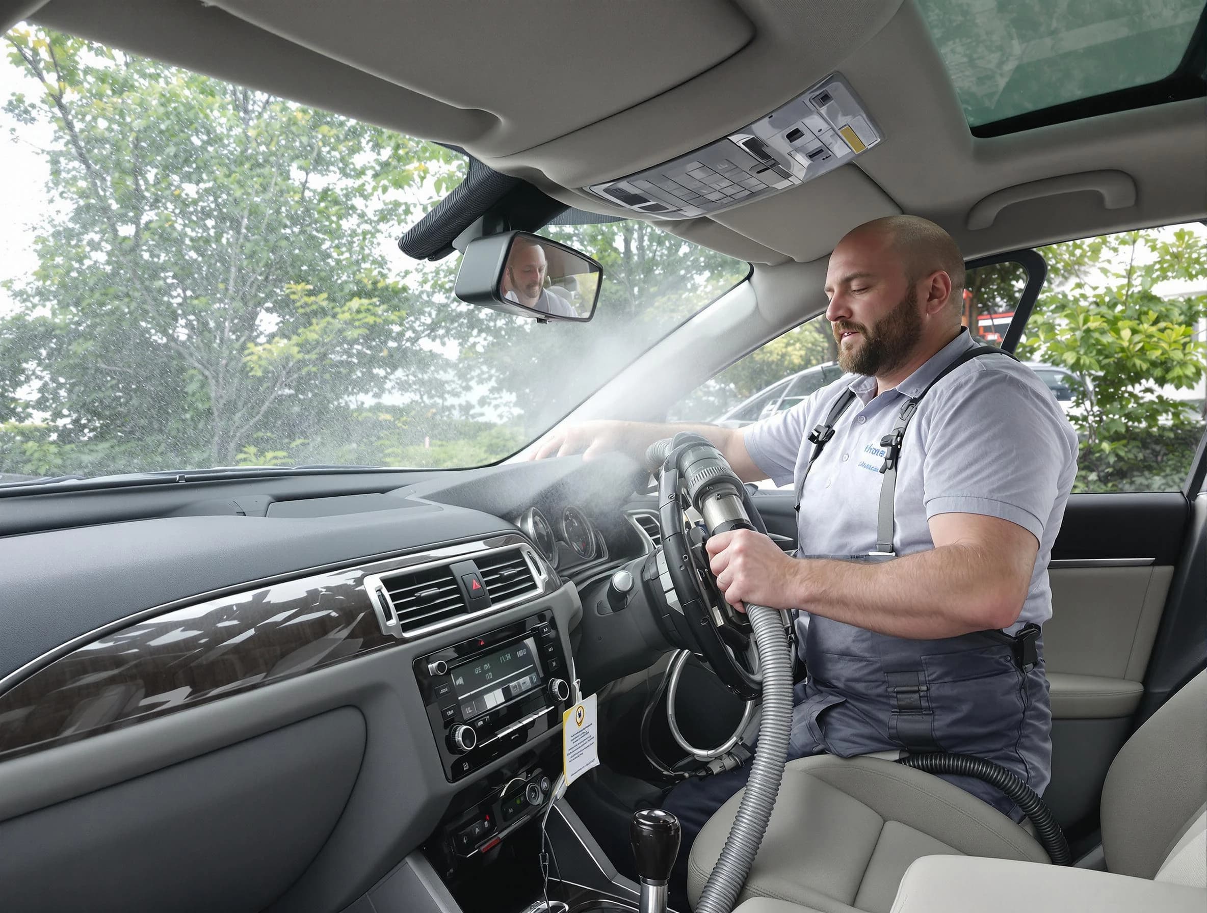 El Cerro Mission Air Duct Cleaning specialist performing professional car duct cleaning in El Cerro Mission