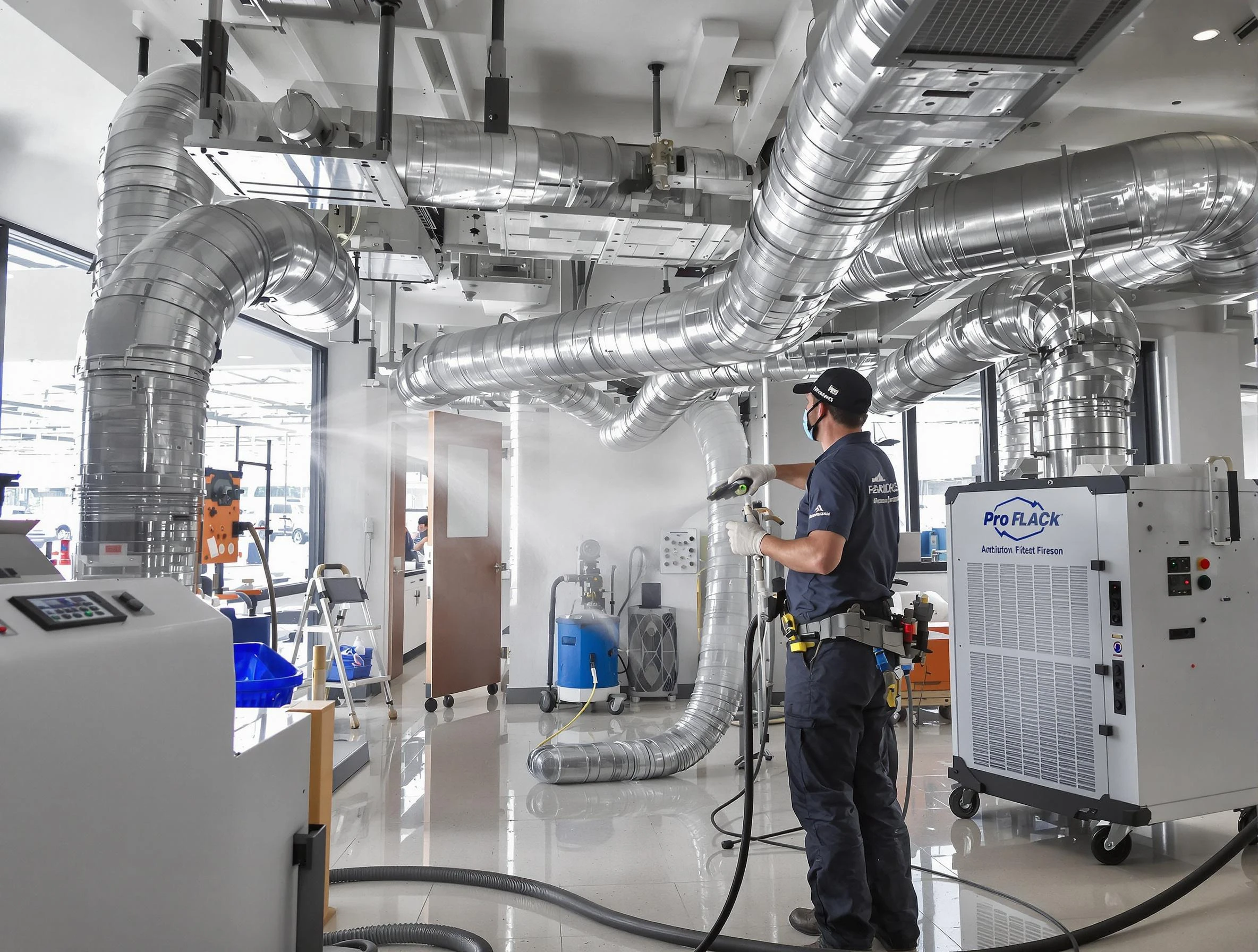 Negative Pressure Air Duct Cleaning in El Cerro Mission