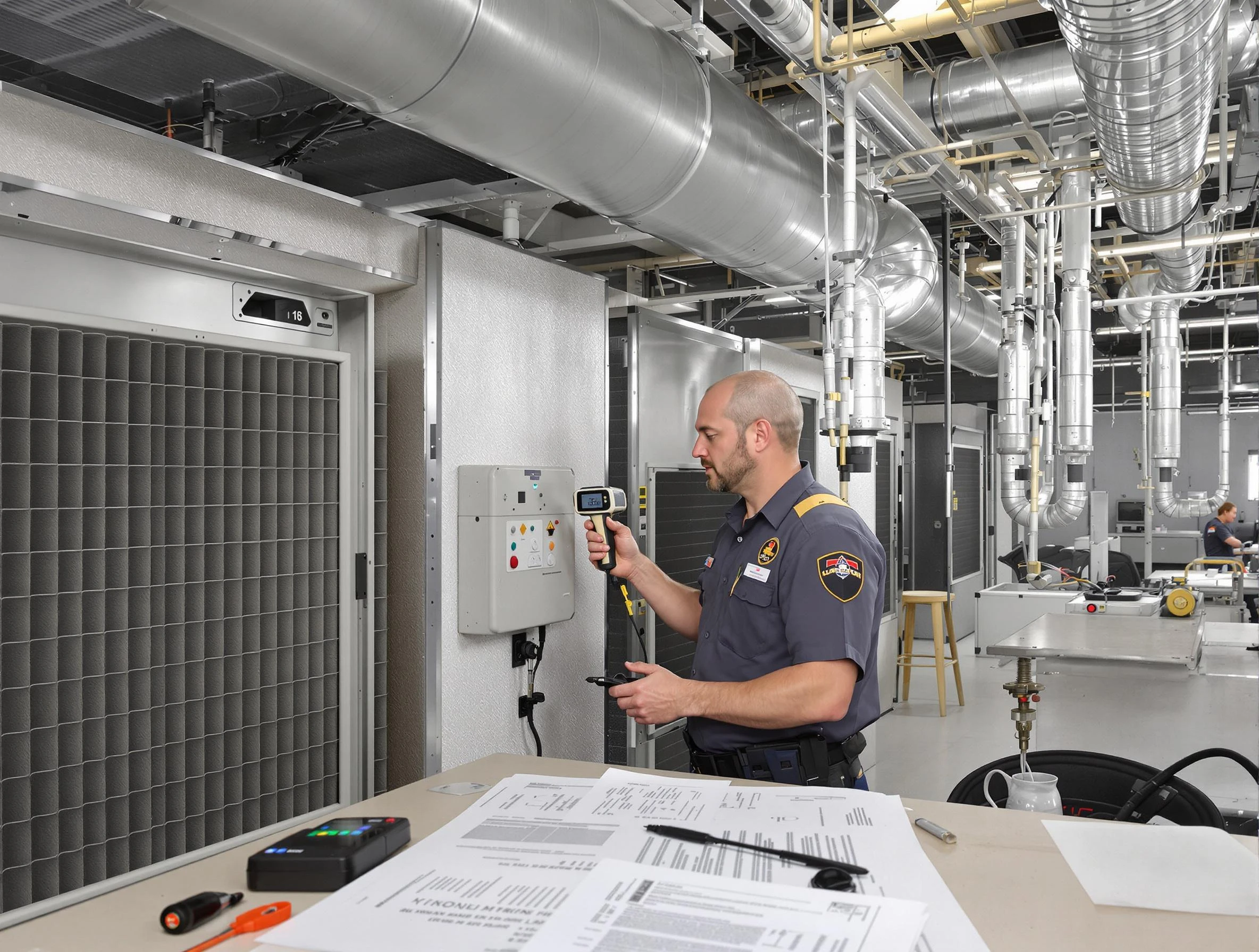 Professional filter system inspection by El Cerro Mission Air Duct Cleaning in El Cerro Mission