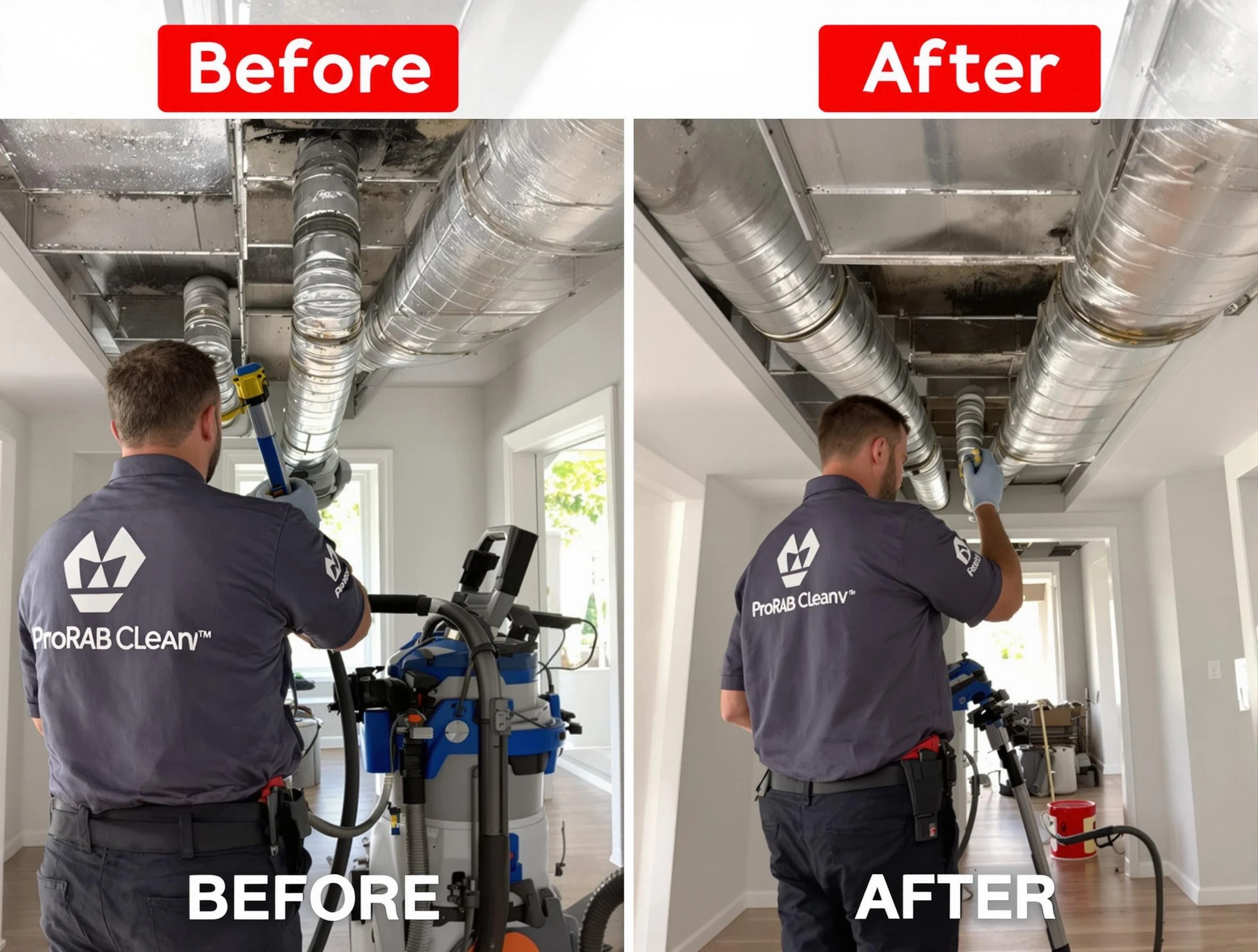 El Cerro Mission Air Duct Cleaning expert performing thorough residential duct cleaning in a El Cerro Mission home